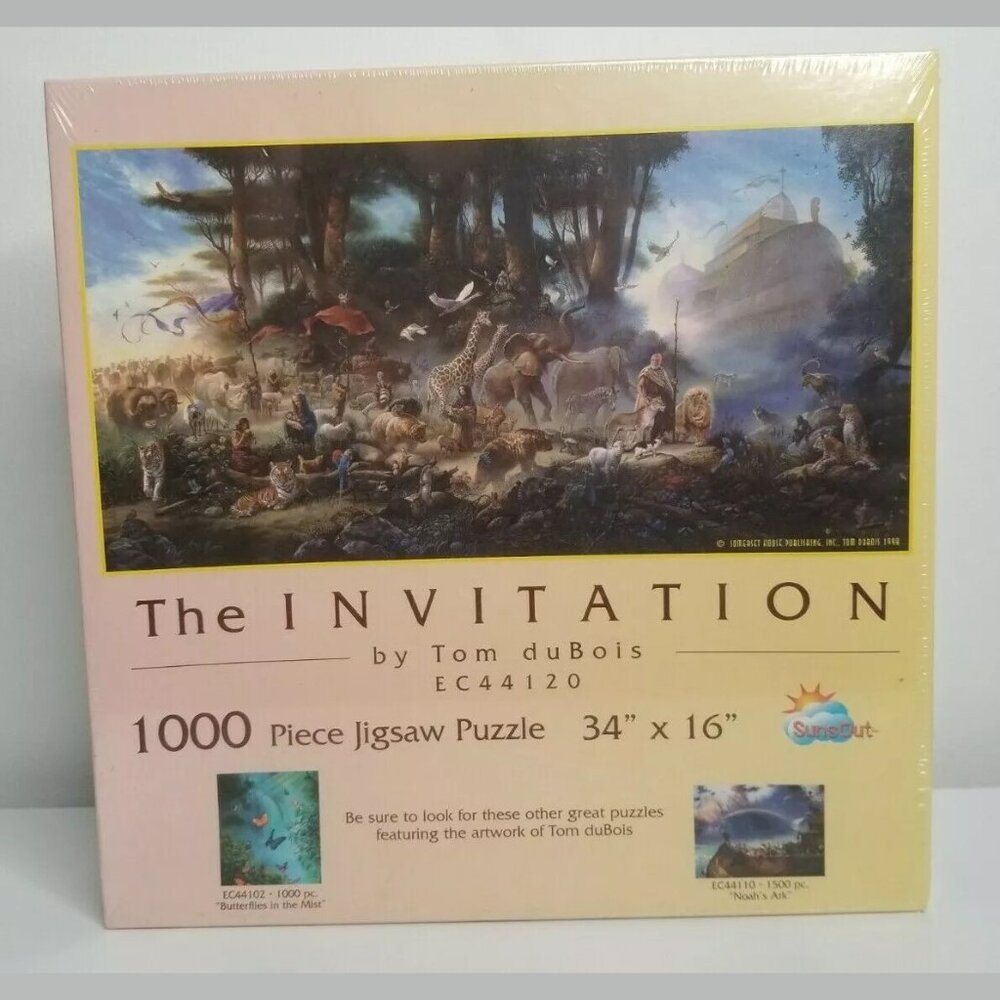 THE INVITATION Tom DuBois‎ Jigsaw Puzzle 1000 Pieces NEW 34" x 16" SunsOut